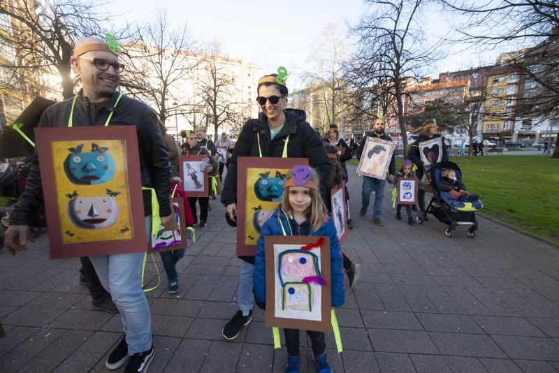 Fotos: Escolinos antroxaos a buen ritmo
