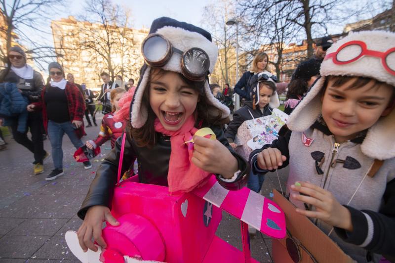 Fotos: Escolinos antroxaos a buen ritmo