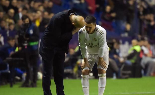 Hazard se retiró lesionado «y no tiene buena pinta»