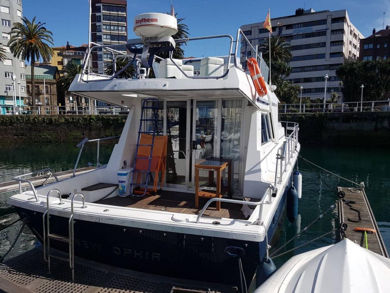 Yate que se oferta en las plataformas de alquiler vacacional. 