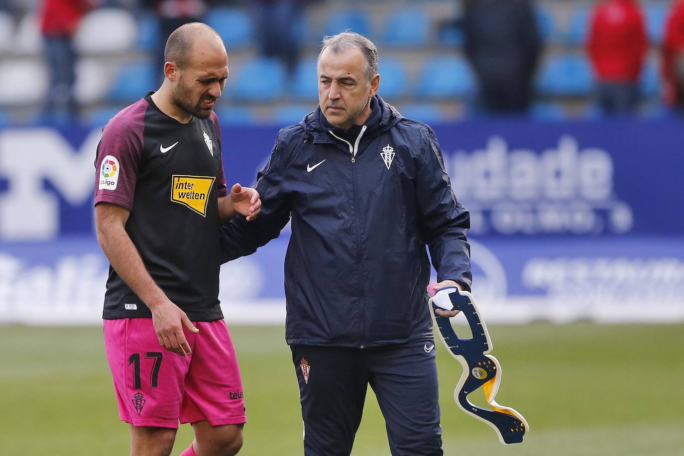 El conjunto rojiblanco cayó en El Toralín debido a un gol Kaxe en el minuto 17. 
