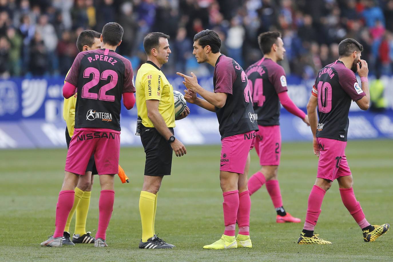 El conjunto rojiblanco cayó en El Toralín debido a un gol Kaxe en el minuto 17. 