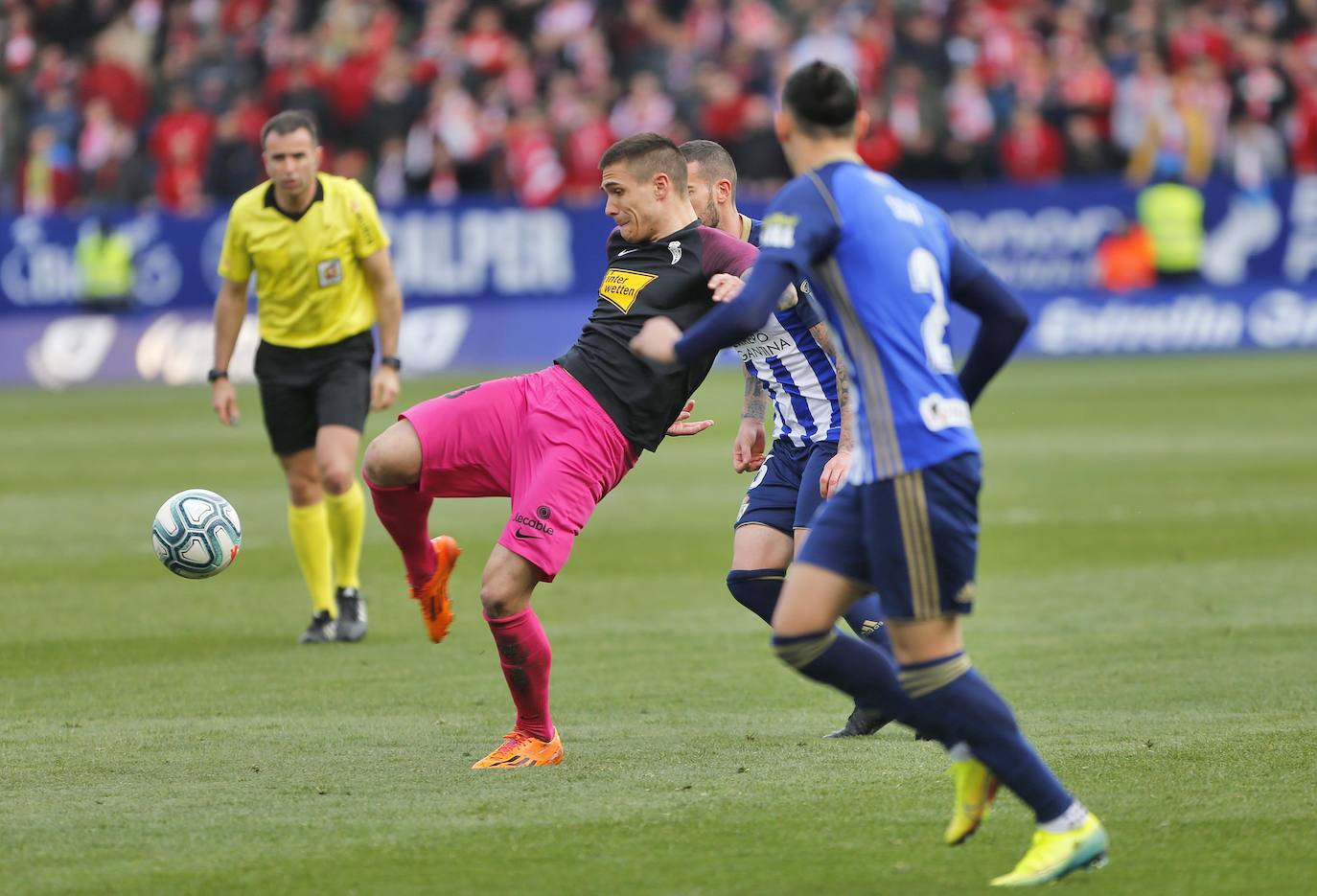 El conjunto rojiblanco cayó en El Toralín debido a un gol Kaxe en el minuto 17. 