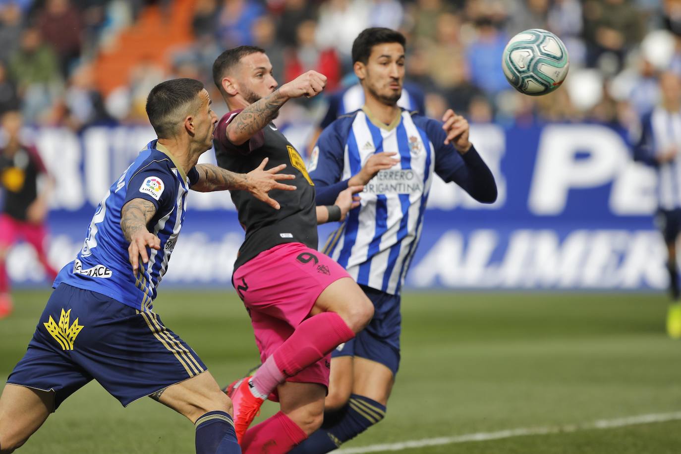 El conjunto rojiblanco cayó en El Toralín debido a un gol Kaxe en el minuto 17. 
