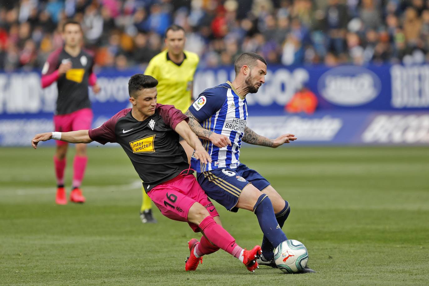 El conjunto rojiblanco cayó en El Toralín debido a un gol Kaxe en el minuto 17. 