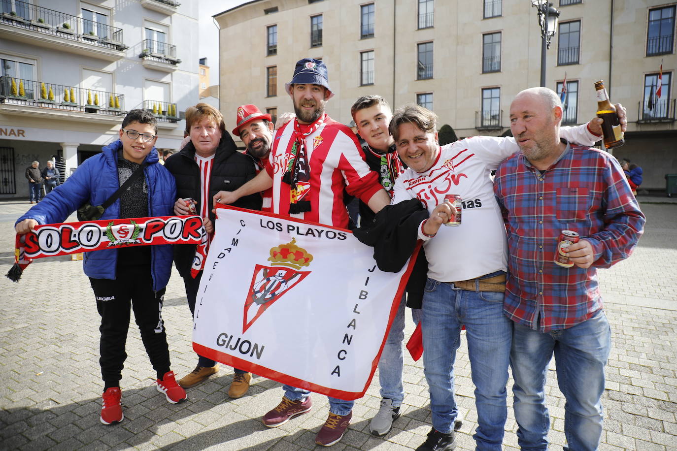 Se esperan unos 2.000 seguidores en las gradas de El Toralín para el importantísimo encuentro de esta tarde del Sporting