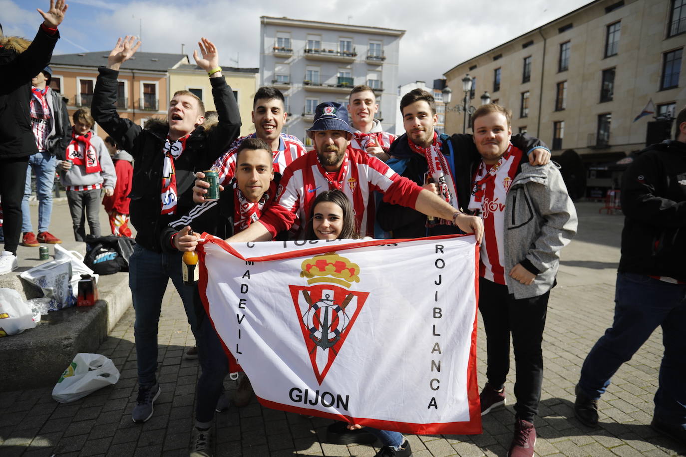 Se esperan unos 2.000 seguidores en las gradas de El Toralín para el importantísimo encuentro de esta tarde del Sporting