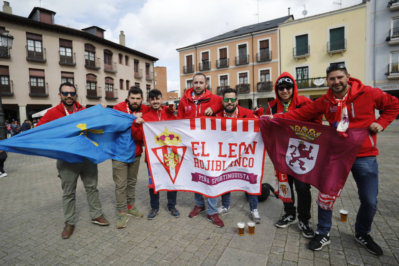 Se esperan unos 2.000 seguidores en las gradas de El Toralín para el importantísimo encuentro de esta tarde del Sporting