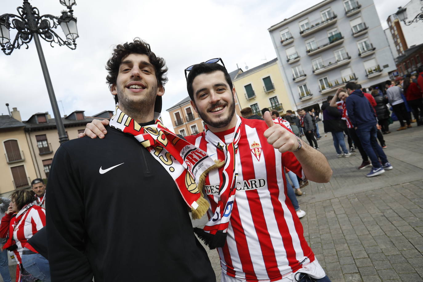 Se esperan unos 2.000 seguidores en las gradas de El Toralín para el importantísimo encuentro de esta tarde del Sporting