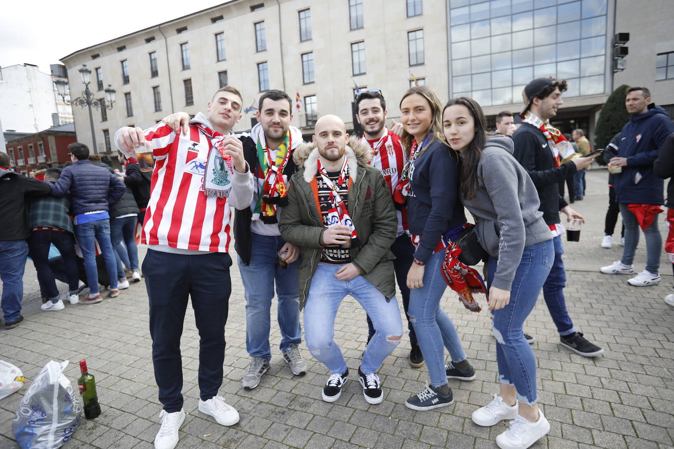 Se esperan unos 2.000 seguidores en las gradas de El Toralín para el importantísimo encuentro de esta tarde del Sporting