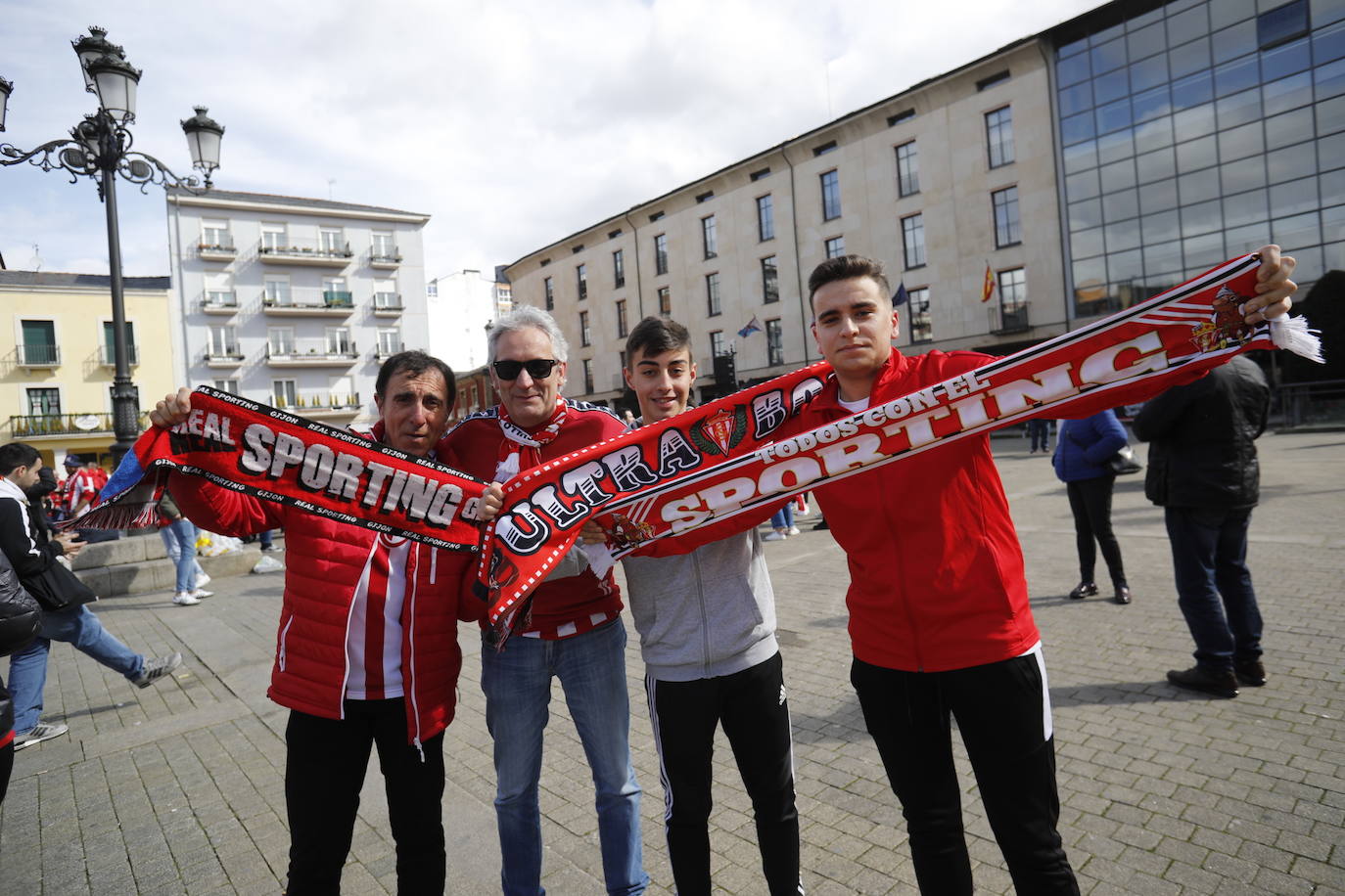 Se esperan unos 2.000 seguidores en las gradas de El Toralín para el importantísimo encuentro de esta tarde del Sporting