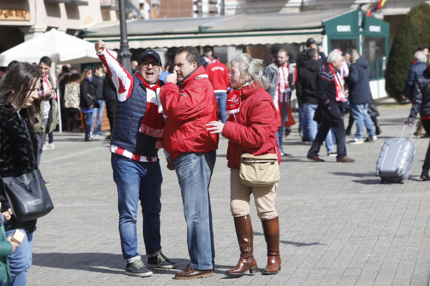 Se esperan unos 2.000 seguidores en las gradas de El Toralín para el importantísimo encuentro de esta tarde del Sporting