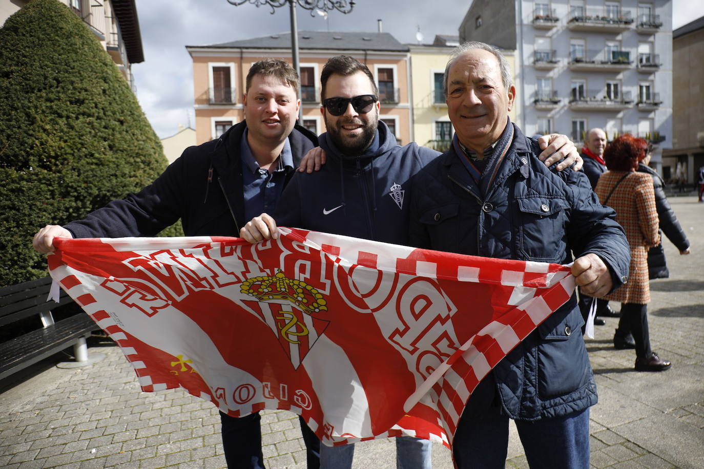 Se esperan unos 2.000 seguidores en las gradas de El Toralín para el importantísimo encuentro de esta tarde del Sporting