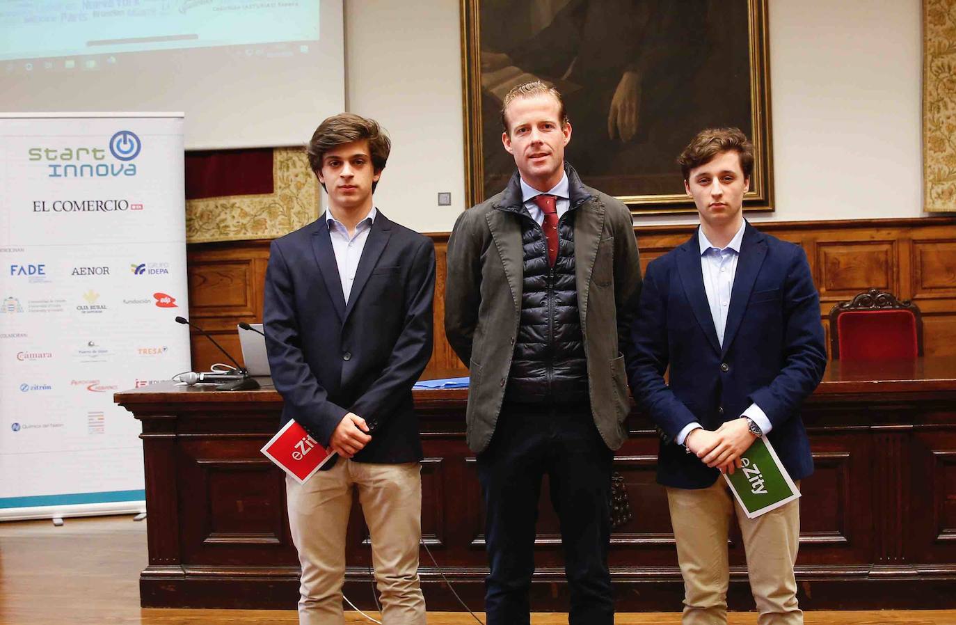 El programa de fomento de la cultura emprendedora organizado por EL COMERCIO selecciona a los ganadores de su séptima edición en el Edificio Histórico de la Universidad de Oviedo