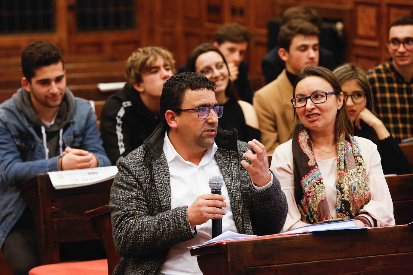 El programa de fomento de la cultura emprendedora organizado por EL COMERCIO selecciona a los ganadores de su séptima edición en el Edificio Histórico de la Universidad de Oviedo