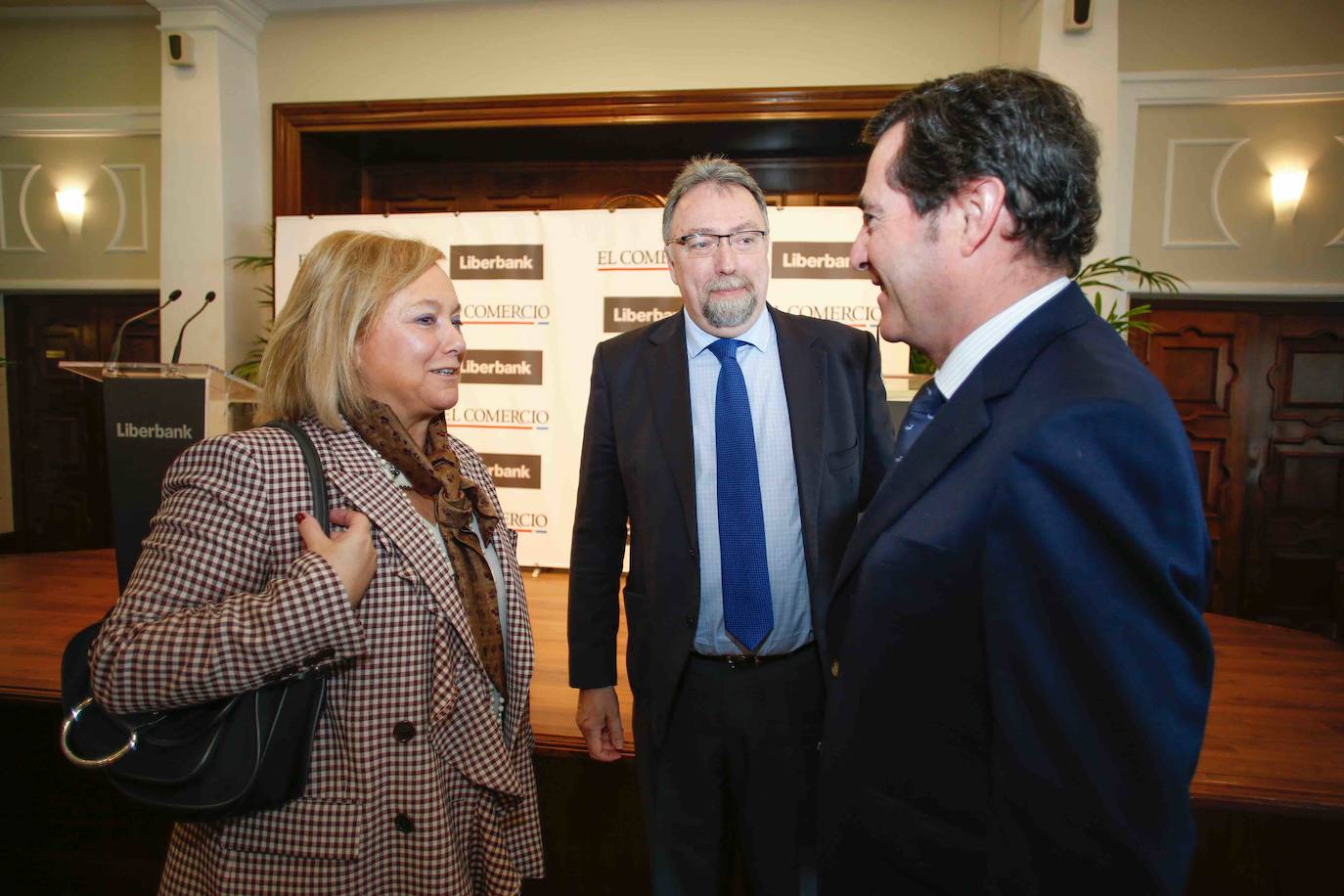 El presidente de la Confederación Española de Organizaciones Empresariales (CEOE) participa en la jornada 'Retos y oportunidades de las empresas ante el nuevo ciclo', organizada por EL COMERCIO y Liberbank