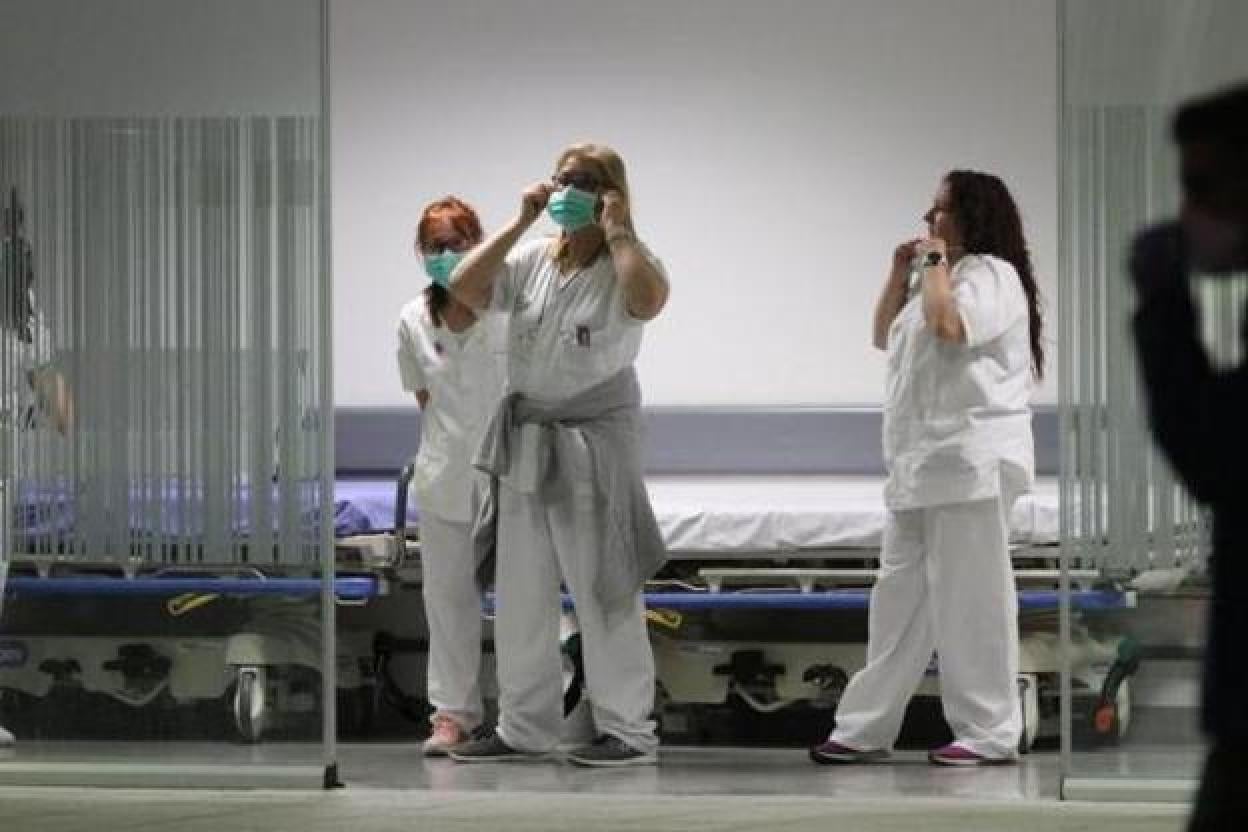 Personal sanitario del HUCA.