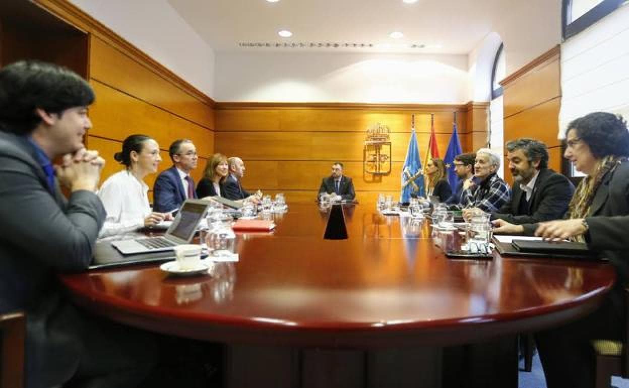 Reunión del Consejo de Gobierno de Asturias.