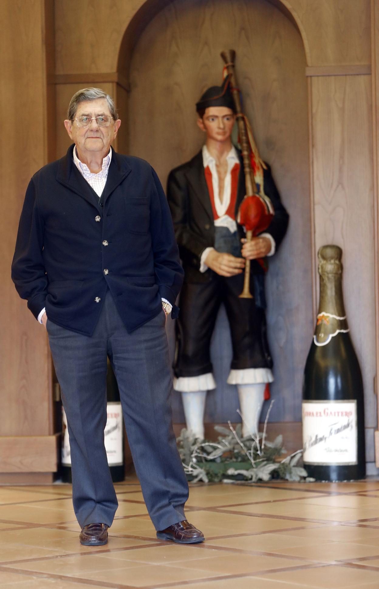 José Cardín, en las instalaciones de El Gaitero. 