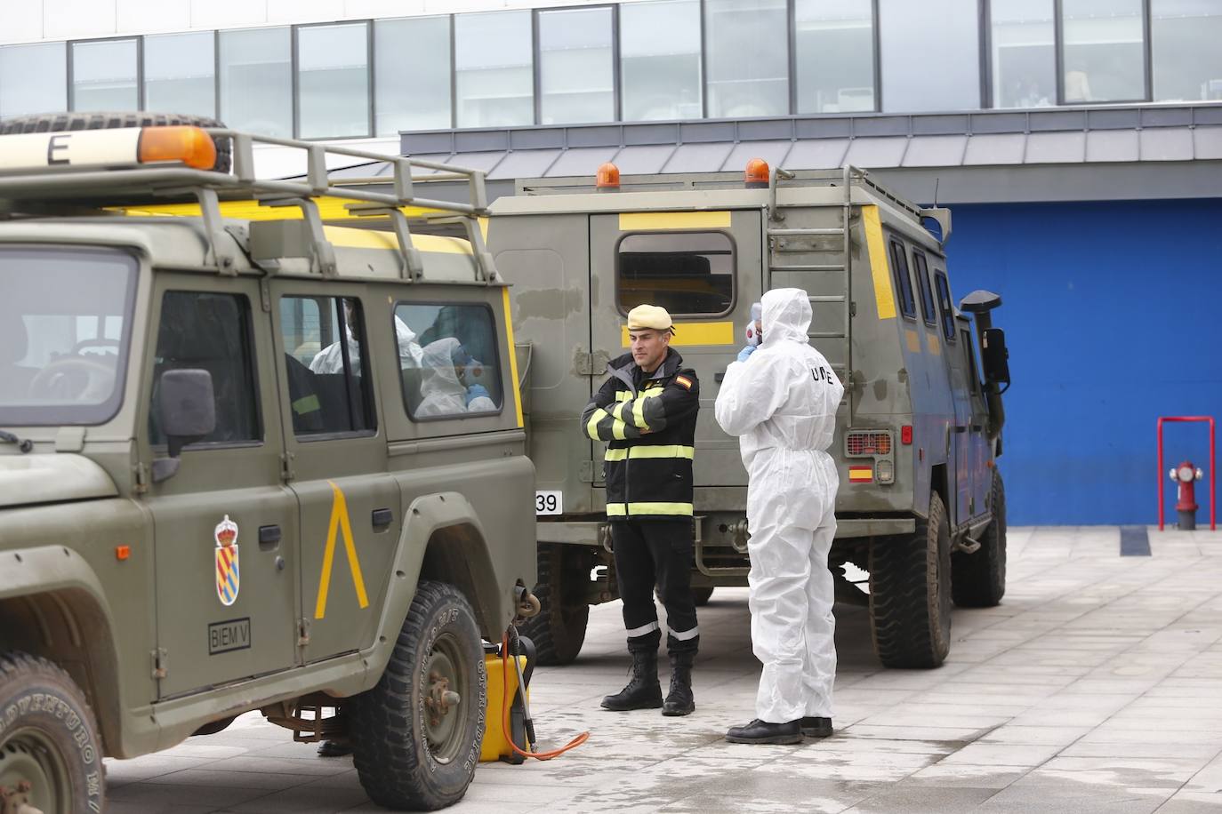 Los integrantes de la UME tendrán como una de las labores fundamentales la limpieza de edificios y zonas de uso público como estasciones de tren o autobús