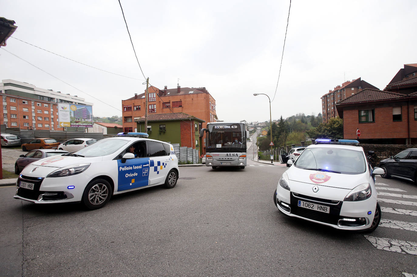 En el dispositivo han colaborado efectivos de Protección Civil ayudando a una patrulla de la Policía Local