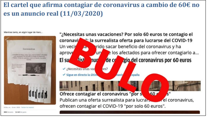 Este cartel no es real. 