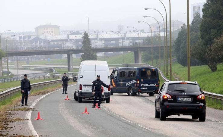 Controles policiales en las carreteras de todo el Principado