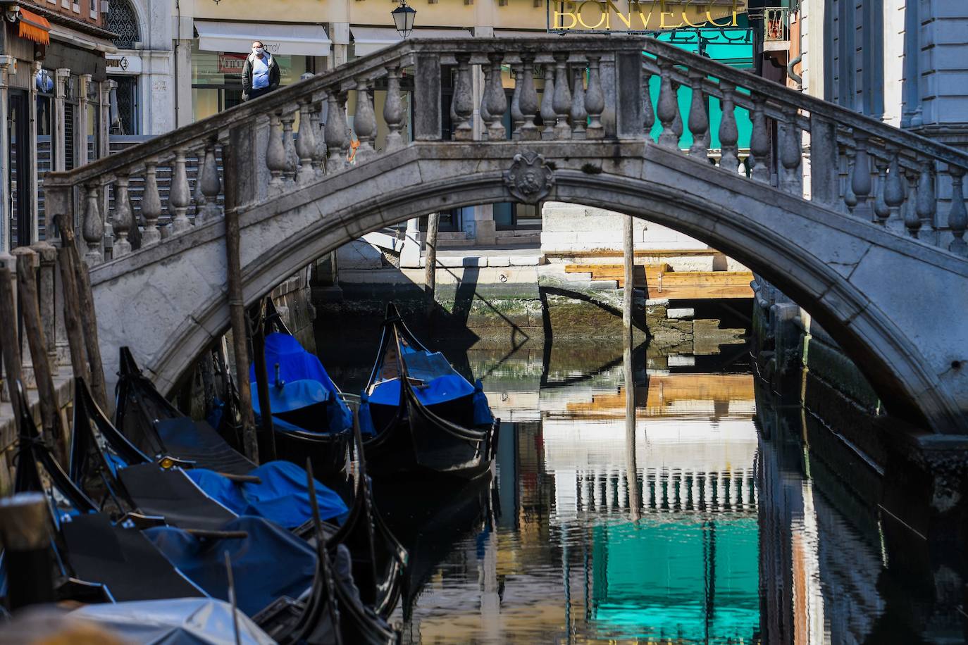 Fotos: Venecia recupera las aguas cristalinas