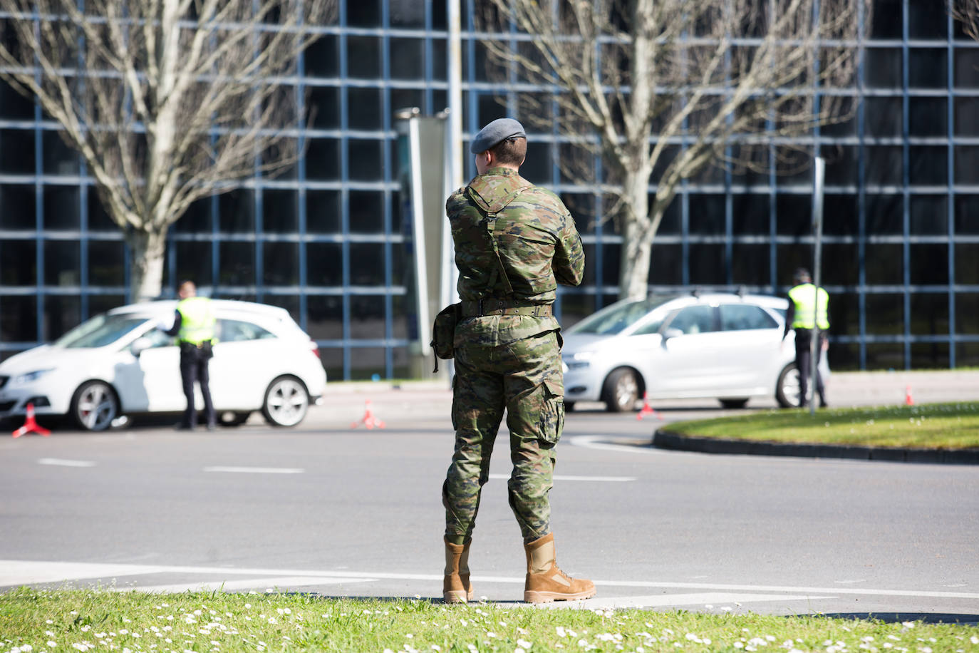 Militares desplegados en Asturias para reforzar la seguridad durante el Estado de Alarma