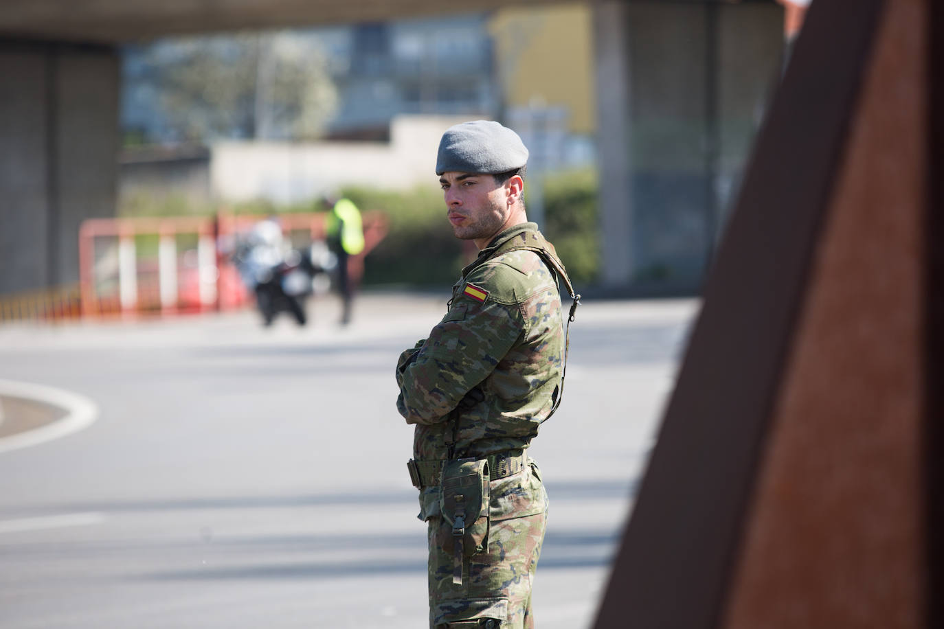 Militares desplegados en Asturias para reforzar la seguridad durante el Estado de Alarma