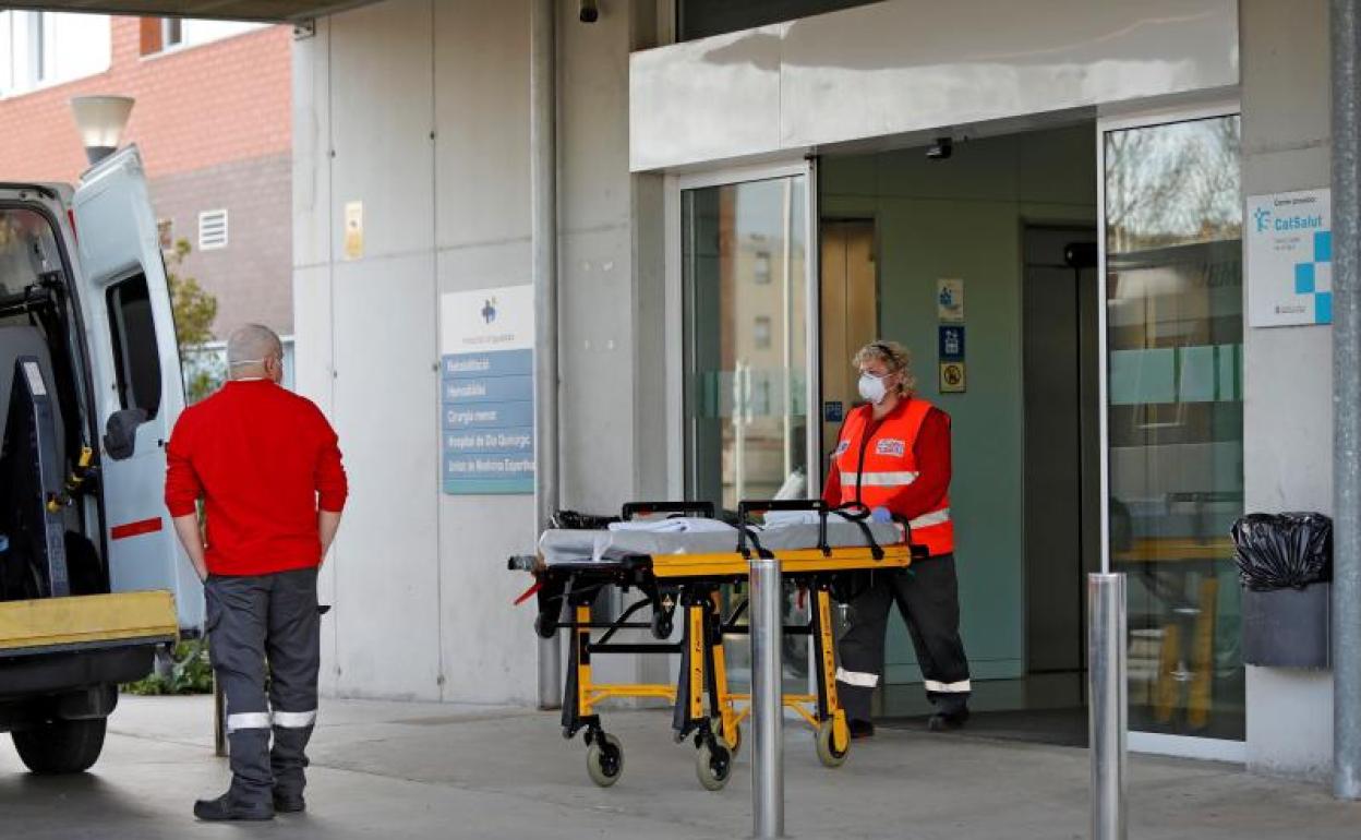 Vista del exterior del Hospital de Igualada 