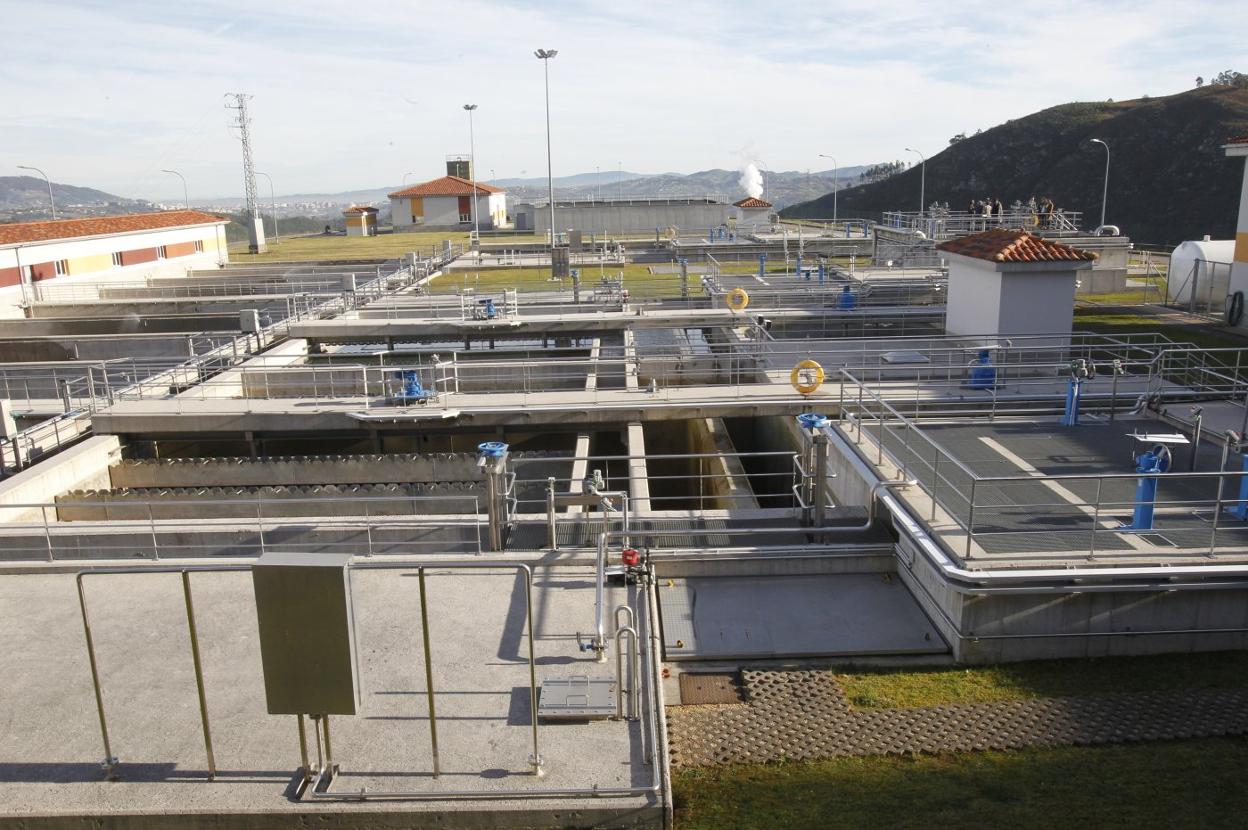 La potabilizadora de Cabornio, incluida en la concesión del servicio de Aguas con Aqualia. 