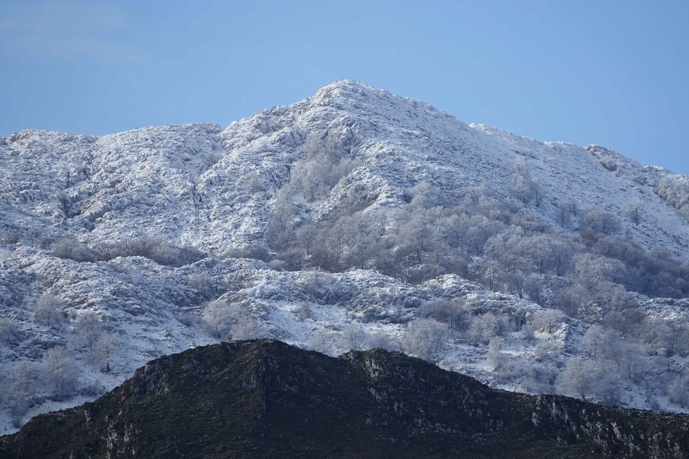 La recién estrenada primavera deja en la región una de esas nevadas que invitan a disfrutar del paisaje. Pese a que la mayoría de los asturianos la han vivido desde el confinamiento por el coronavirus, EL COMERCIO les invita a hacer un recorrido por las mejores estampas blancas de la región. 