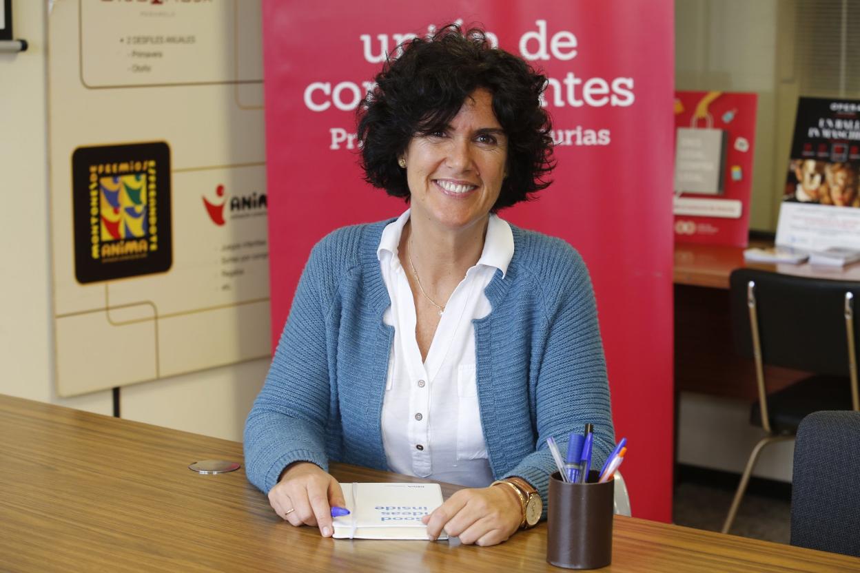 Sara Menéndez, presidenta de la Unión de Comerciantes. 