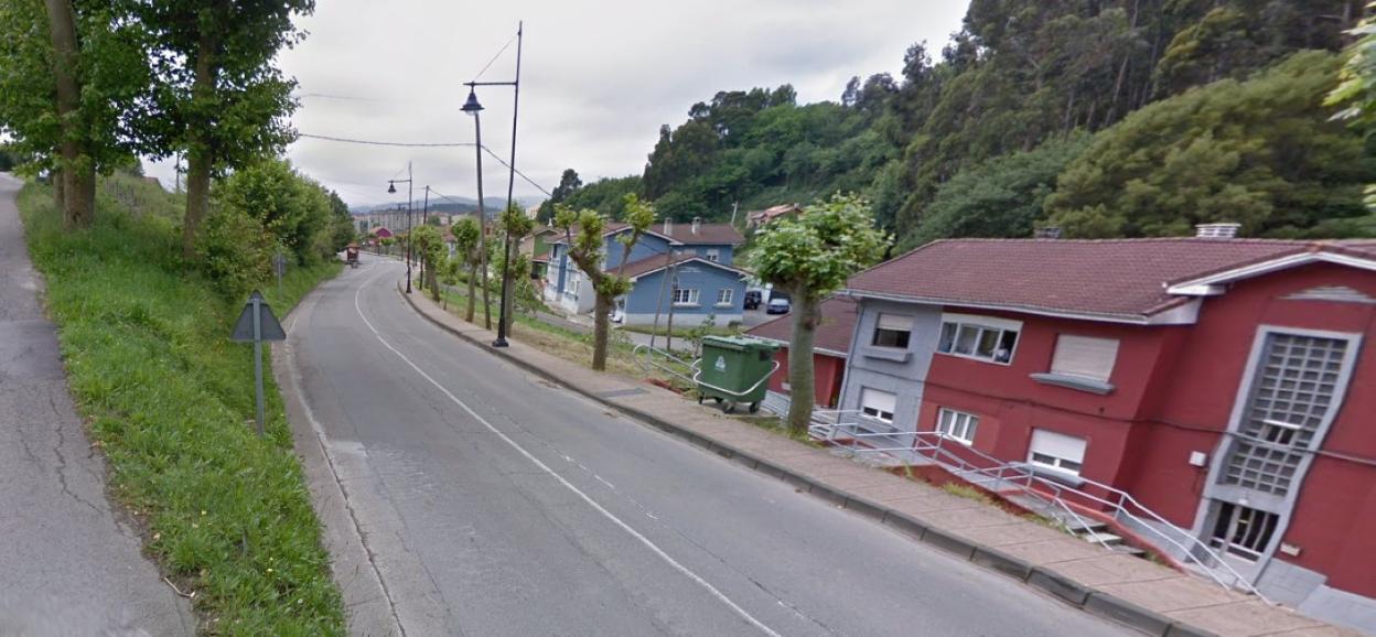 Vista general de la calle Rafael Alberti. 