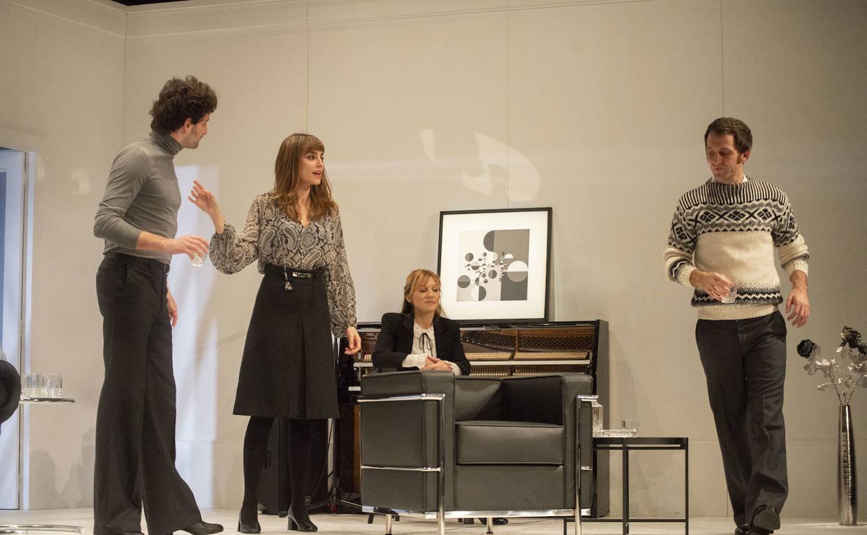 Uno de los ensayos de estrenos celebrados en Avilés recientemente. 