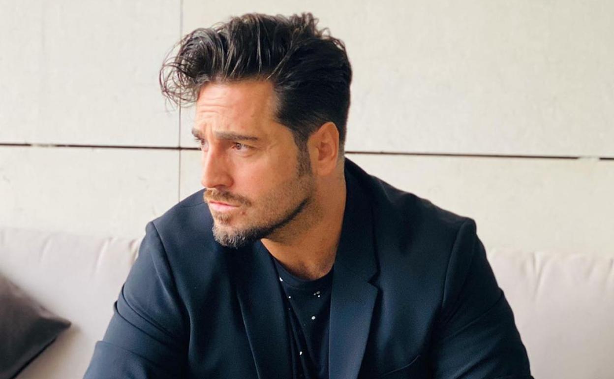 David Bustamante en su último cumpleaños. 