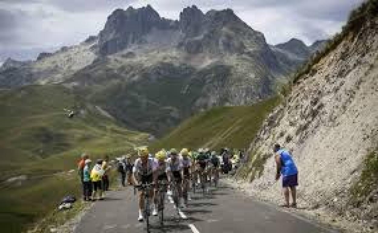 Una imagen del pelotón del Tour de Francia. 