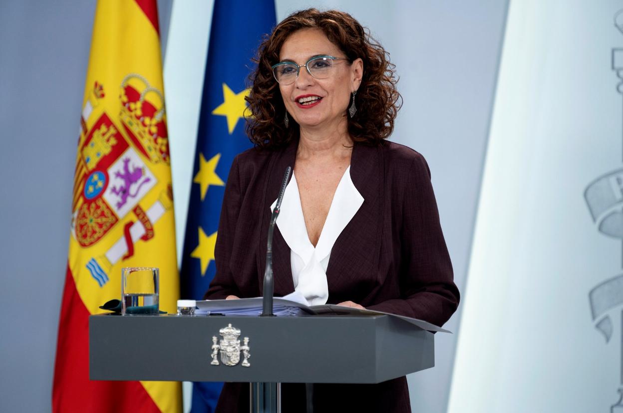 María Jesús Montero, ministra de Hacienda y portavoz del Gobierno. 