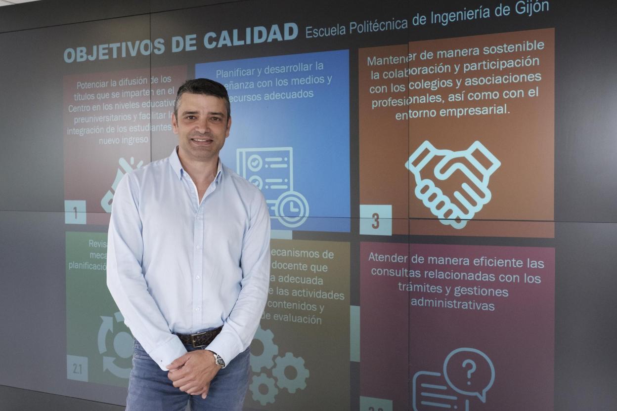 Juan Carlos Campo, director de la Escuela Politécnica. 