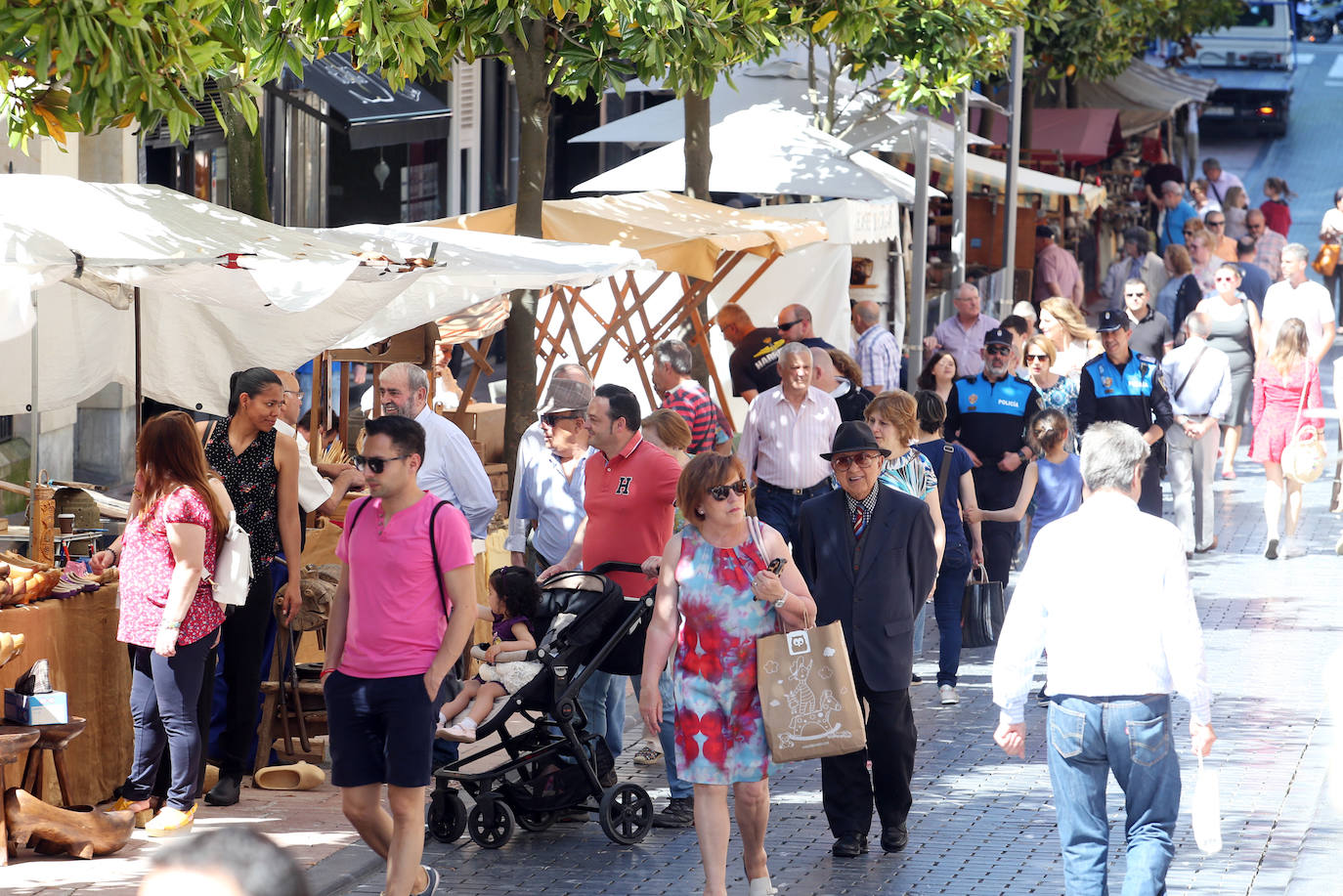 Feria de La Ascensión en el entorno de La Escandalera, en 2019.