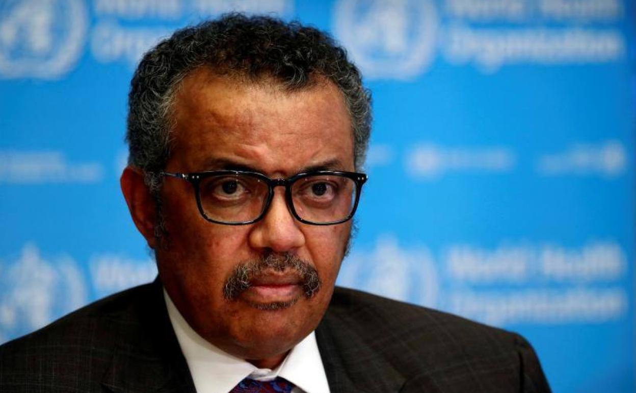 El director general de la OMS, Tedros Adhanom Ghebreyesus