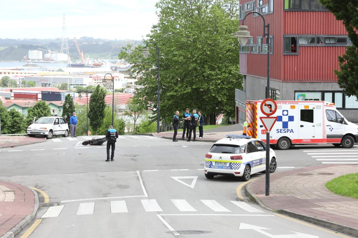 El impacto tuvo lugar en la confluencia de las calles Balandro y Playa de San Balandrán, en El Nodo. 