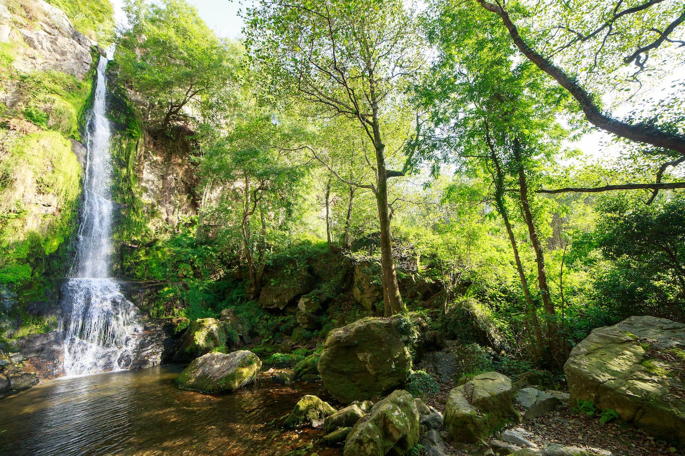 Cascada de Oneta. Se encuentran en el río Oneta, cerca de la aldea de Oneta en el concejo de Villayón. 