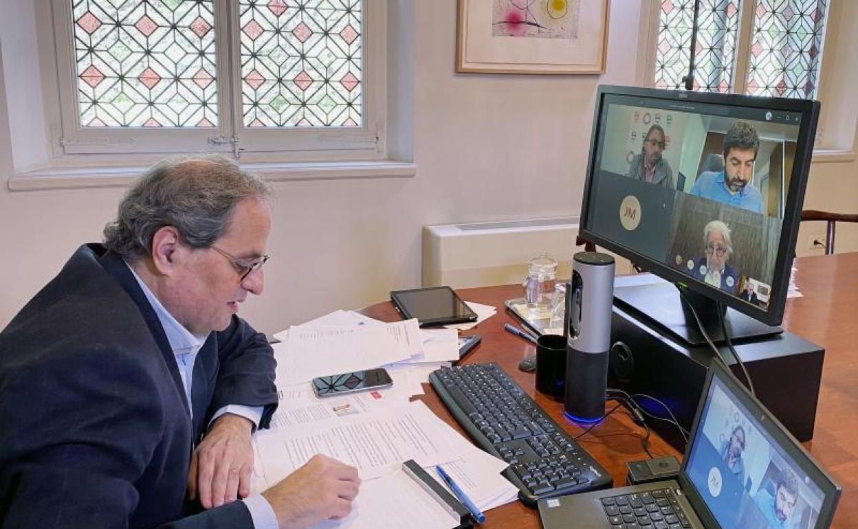 Quim Torra, presidente de la Generalitat. 