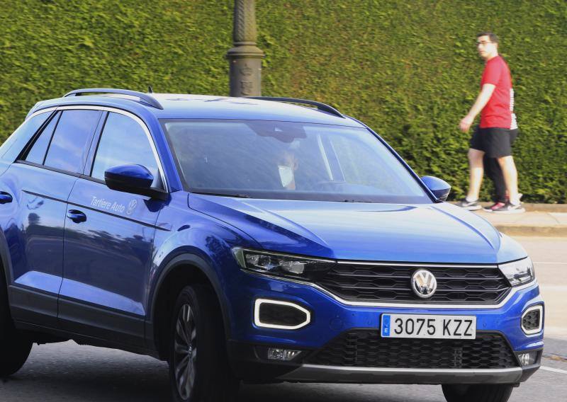 Lo hacen tras realizar ya los test de detección del coronavirus. La plantilla acudió a las instalaciones con mascarillas protectoras. 