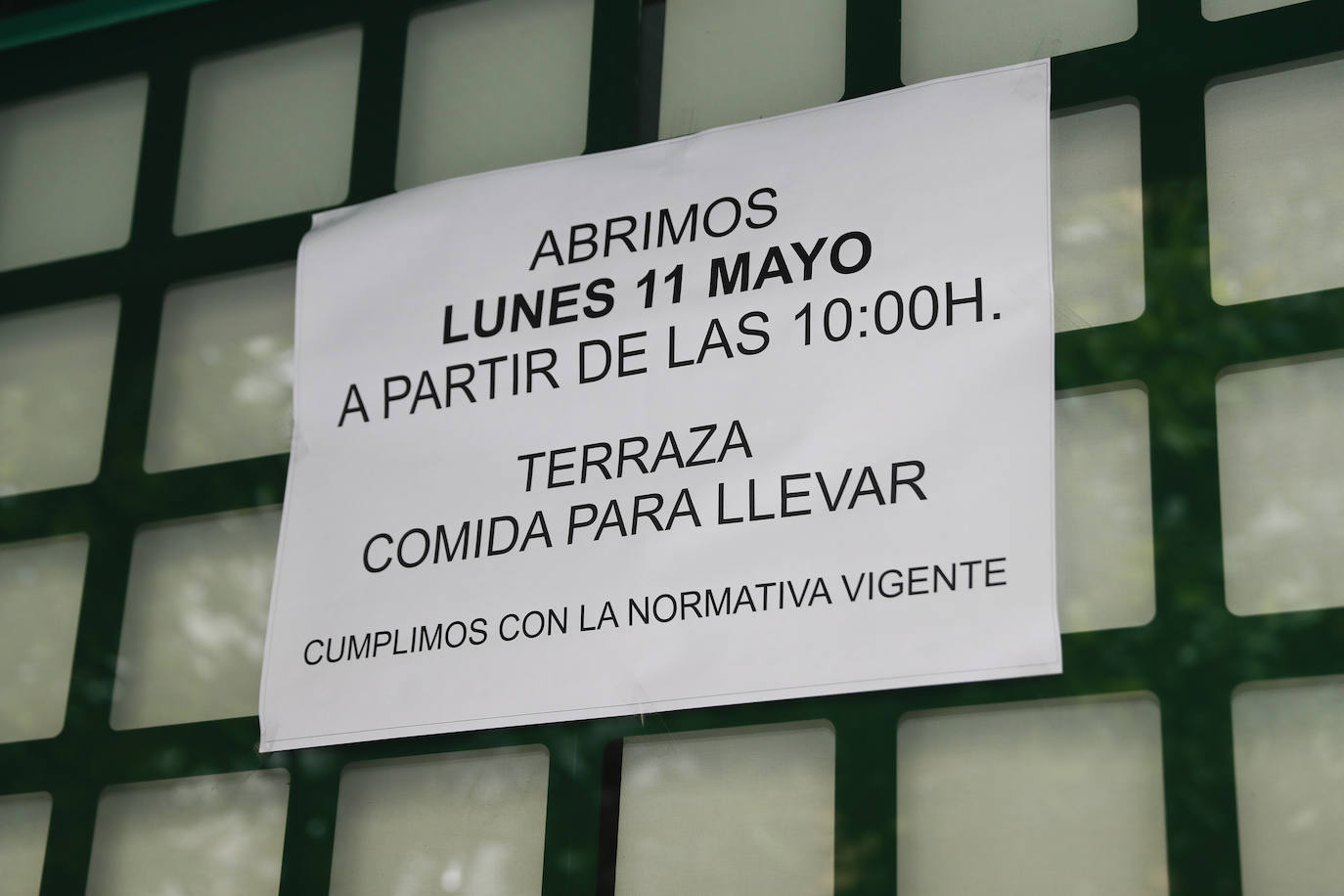 En la fase 1 las terrazas podrán abrir con una capacidad máxima del 50% respecto a su aforo habitual