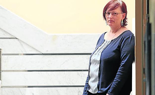 Ángeles Gómez Borrego, en el CSIC