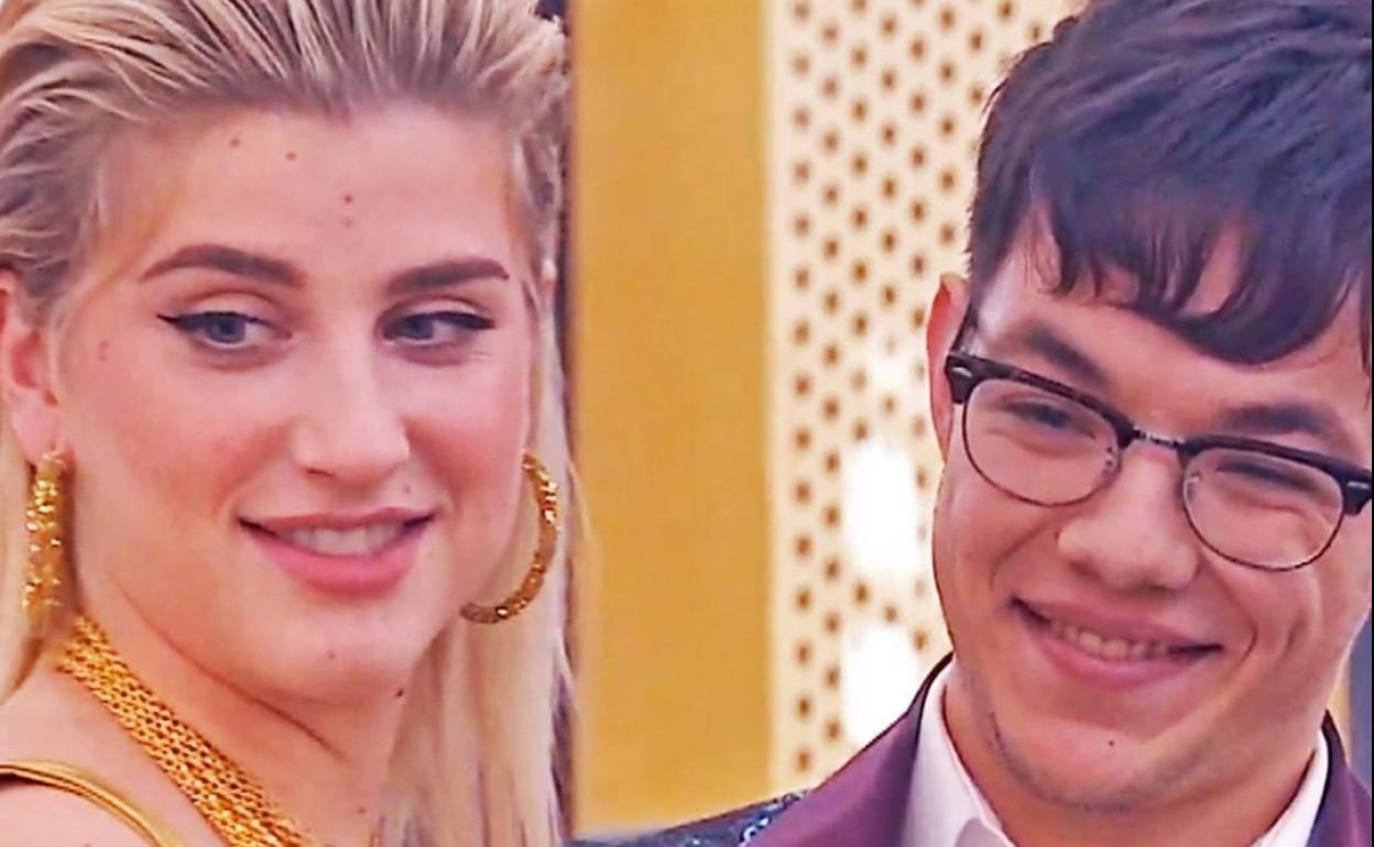 Samantha y Flavio, dos de los concursantes, antes del parón de 'OT 2020'. 