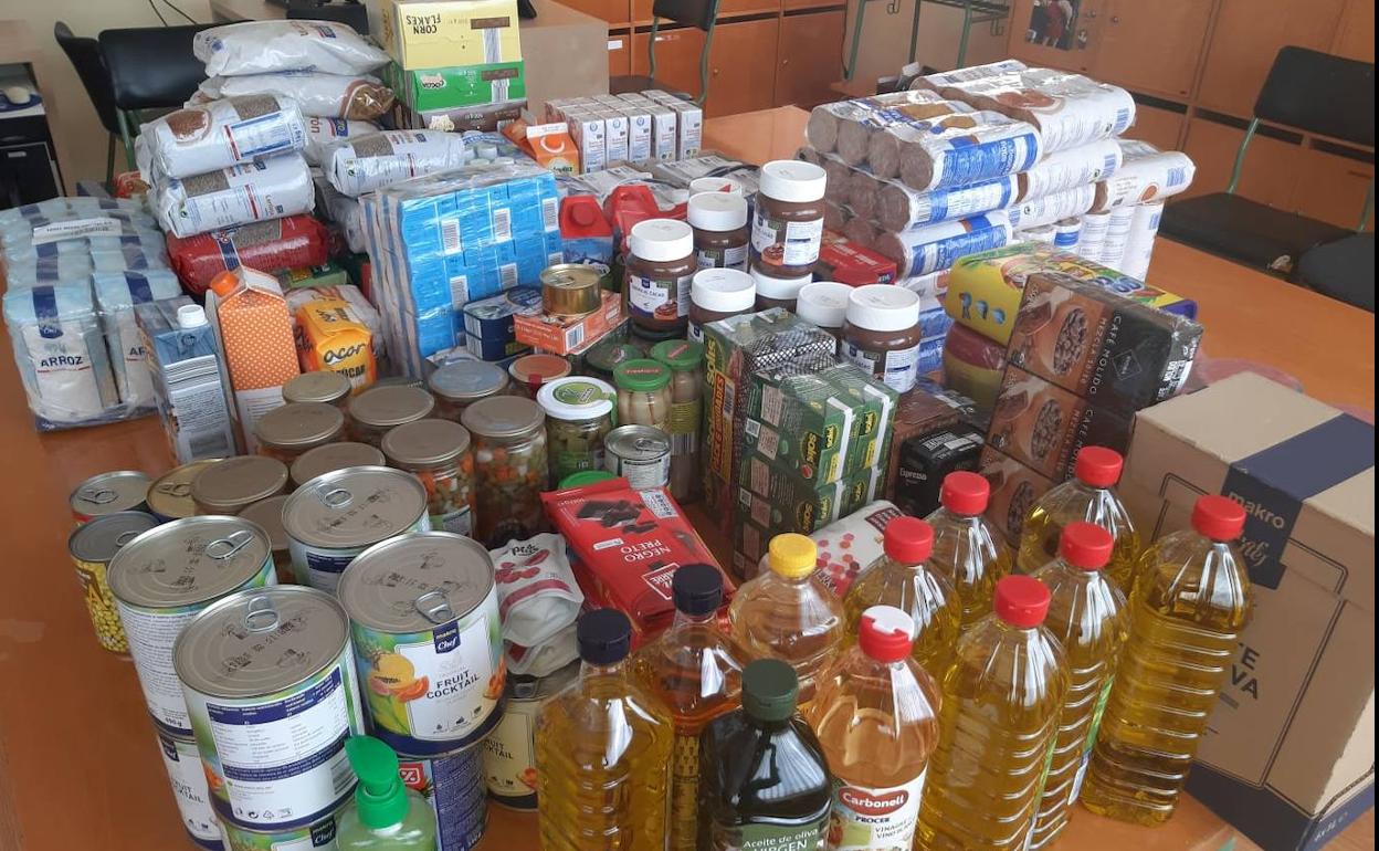 Parte del material recopilado.